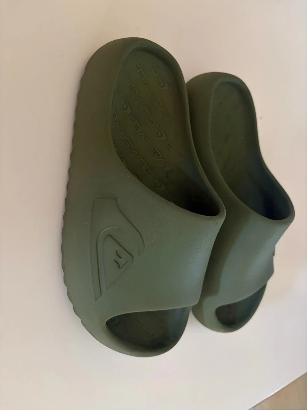 Quiksilver Kids Olive Green Slide Sandals